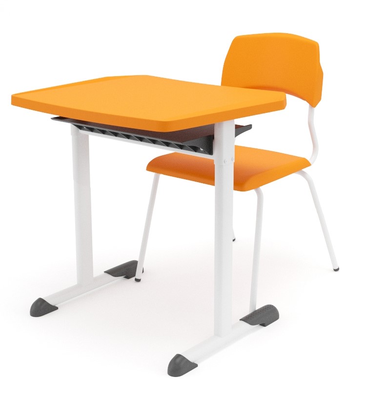 Conjunto Mesa e Cadeira Escolar Eloplax Juvenil