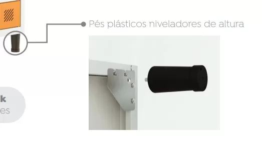 Locker em aço | Porta Celular e Objetos - 10 Portas | Fechadura Easylock - Pitão para cadeado, Cores Diversas