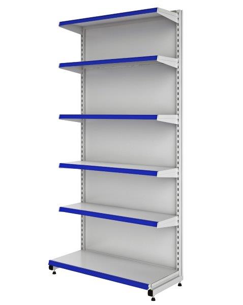 Gôndola Fácil Centro Dupla - GFPC | Base + 5 Planos - Alt. 2,01m 